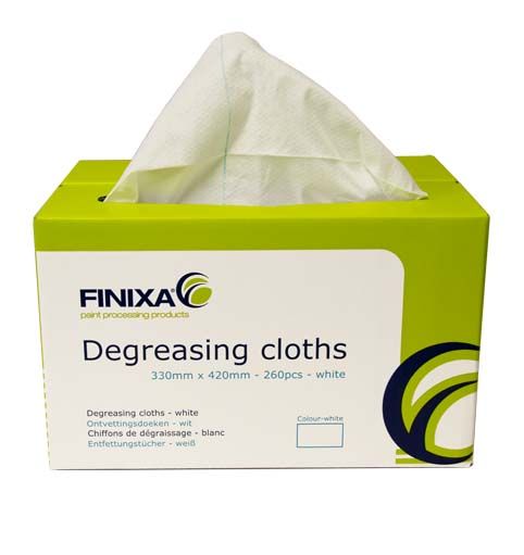 FINIXA DEGREASING CLOTHS WHITE 330MM X 420MM 260P. 